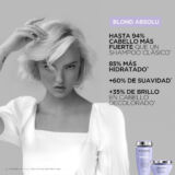 Shampoo Bain Lumiere Blond Absolu 250ml: Neutraliza Cabello rubio kérastase